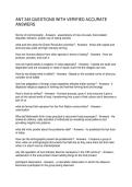 ANT 345 QUESTIONS WITH VERIFIED ACCURATE ANSWERS