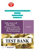 Advanced Health Assessment and Diagnostic Reasoning&comma; TEST BANK All Chapters 1-18 4th Edition by Rhoads