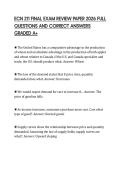 ECN 211 FINAL EXAM REVIEW PAPER 2026 FULL QUESTIONS AND CORRECT ANSWERS GRADED A&plus;