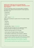2026 EXAM 3 NURS 346 ACTUAL EXAM&sol;NURS 346  QUESTIONS AND CORRECT VERIFIED ANSWERS &vert;LATEST  2026 VERSION&excl;&excl;
