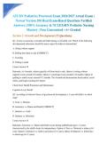 ATI RN Pediatrics Proctored Exam 2026&sol;2027 Actual Exam &vert; Newest Version 200 Real Exam-Based Questions Verified Answers &vert; 100&percnt; Accuracy & NCLEX-RN Pediatric Nursing Mastery &vert; Pass Guaranteed - A&plus; Graded