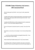 PUR3000 Chapter 8 Questions And Answers - 100&percnt; Guaranteed Pass&excl;&excl;