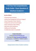 F-35 Tow Test Comprehensive Study Guide &plus; Exam Questions & Solutions Graded A&plus;