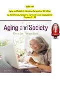 Test Bank for Aging and Society&colon; Canadian Perspectives&comma; 8th Edition &lpar;Mark Novak&comma; Herbert C&period; Northcott&comma; Karen&sol;Lori Campbell&rpar; &ndash; Complete Chapters 1&ndash;20 with Verified Answers