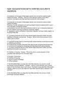 NCM 102 QUESTIONS WITH VERIFIED ACCURATE ANSWERS