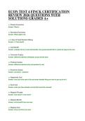 ECON TEST 4 FINCK CERTIFICATION REVIEW 2026 QUESTIONS WITH SOLUTIONS GRADED A&plus;