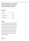 CALIFORNIA FIREPROOFING CONTRACTOR &lpar;C-15&rpar; &ndash; ACTUAL EXAM PRACTICE  QUESTIONS AND 100&percnt; VERIFIED CORRECT ANSWERS &vert; COMPLETE EXAM  PREP TESTBANK &vert; GUARANTEED PASS &vert; INSTANT DOWNLOAD PDF