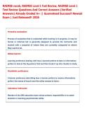 NAEMSE vocab&comma; NAEMSE Level 1 Test Review&comma; NAEMSE Level 1  Test Review Questions And Correct Answers &lpar;Verified  Answers&rpar; Already Graded A&plus; &vert;&vert; Guaranteed Success&excl;&excl; Newest  Exam &vert; Just Released&excl;&excl; 2026 