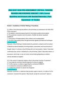 WGU EKO1 D256 PRE-ASSESSMENT CRITICAL THINKING REASON AND EVIDENCE 2026&sol;2027 &vert; 100&percnt; Correct Questions and Answers with Detailed Rationales &vert; Pass Guaranteed - A&plus; Graded