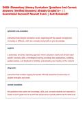D668- Elementary Literacy Curriculum Questions And Correct  Answers &lpar;Verified Answers&rpar; Already Graded A&plus; &vert;&vert;  Guaranteed Success&excl;&excl; Newest Exam &vert; Just Released&excl;&excl;   
