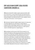 EDF 6223 EXAM SCRIPT 2026 SOLVED QUESTIONS GRADED A&plus;