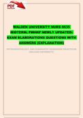 NURS 6635 MIDTERM-PMHNP Newly Updated Exam Elaborations Questions with Answers Explanations
