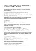 NUR 3112 FINAL EXAM PRACTICE QUESTIONS WITH VERIFIED ACCURATE ANSWERS