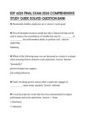 EDF 6224 FINAL EXAM 2026 COMPREHENSIVE STUDY GUIDE SOLVED QUESTION BANK