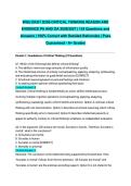 WGU EKO1 D256 BUNDLE COMPLETE SOLUTIONS 2026&sol;2027 &vert; Critical Thinking Reason and Evidence PA & OA with 124 Questions &vert; Updated Exam Prep &vert; Pass Guaranteed - A&plus; Graded