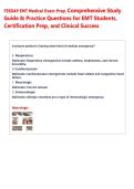 FISDAP EMT Medical Exam Prep&period; Comprehensive Study  Guide & Practice Questions for EMT Students&comma;  Certification Prep&comma; and Clinical Success  
