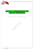 NRNP 6531 COMPREHENSIVE FINAL EXAM ALL REVIEW NOTES