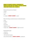 ARDMS SPI DIAGNOSTIC MEDICAL SONOGRAPHY 60  COMPLETE QUESTIONS AND CORRECT DETAILED ANSWERS  &vert; BRAND NEW VERSION 2026 &vert;&vert; GRADED A&plus; 