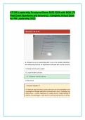 ATI Leadership 2024 Proctored Exam with NGN &vert; Actual A and B Versions &vert; Standardized CMS Nursing Management Test with 70 Screenshot Questions