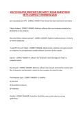 WatchGuard Endpoint Security Exam Questions with 100&percnt; Correct Answers &vert; Guaranteed Pass &vert; Latest Version &lpar;2026&rpar; Expert Verified