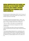 EDPNA CERTIFICATION TEST PAPER 2026 COMPLETE 250 PLUS EXPERT VERIFIED QUESTIONS AND CORRECT ANSWERS GUARANTEED PASS PREMIUM STUDY GUIDE GRADED A&plus;