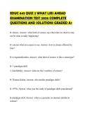 EDUC 643 QUIZ 2 WHAT LIES AHEAD EXAMINATION TEST 2026 COMPLETE QUESTIONS AND SOLUTIONS GRADED A&plus;