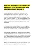 EDUC 643 QUIZ 2 WHAT LIES AHEAD TEST BANK 2026 UPDATED QUESTIONS AND VERIFIED ANSWERS GRADED A&plus;