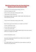 WatchGuard Network Security Essentials Exam Questions with Correct Answers 2026