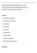 CARDIAC RHYTHM INTERPRETATION PRE-ASSESSMENT EXAM &ndash; ACTUAL EXAM  PRACTICE QUESTIONS AND 100&percnt; VERIFIED CORRECT ANSWERS &vert; COMPLETE EXAM  PREP TESTBANK &vert; GUARANTEED PASS &vert; INSTANT DOWNLOAD PDF