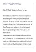 STRAIGHTERLINE CHEMISTRY FINAL Exam ACTUAL EXAM ALL QUESTIONS AND CORRECT ANSWERS LATEST UPDATE THIS YEAR-JUST RELEASED