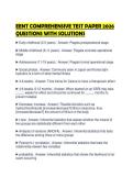 EENT COMPREHENSIVE TEST PAPER 2026 QUESTIONS WITH SOLUTIONS
