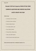 Nevada C-3B Finish Carpentry EXAM ACTUAL EXAM COMPLETE QUESTIONS AND VERIFIED SOLUTIONS LATEST UPDATE THIS YEAR&period;pdf