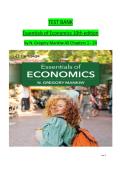 Test Bank for Essentials of Economics&comma; 9th Edition provides a comprehensive set of chapter‑by‑chapter exam questions designed to assess and reinforce students&rsquo; understanding of key micro‑ and macroeconomic principles&period;