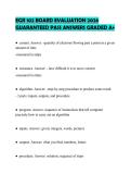 EGR 102 BOARD EVALUATION 2026 GUARANTEED PASS ANSWERS GRADED A&plus;