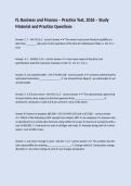 FL Business and Finance &ndash; Practice Test&comma; 2026 &ndash; Study Material and Practice Questions