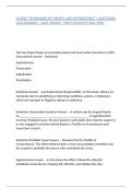 NC BLET TECHNIQUES OF TRAFFIC LAW ENFORCEMENT &vert; QUESTIONS AND ANSWERS &vert; 2026 UPDATE &vert; WITH COMPLETE SOLUTION&period;