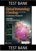 TEST BANK For Clinical Immunology & Serology A Laboratory Perspective 5th Edition by Miller & Stevens&comma; All 1-25 Chapters
