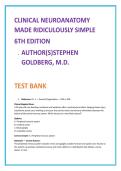 Clinical Neuroanatomy Test Bank &vert; Goldberg 6th Ed MCQs &vert; Neuroscience Exam Questions &vert; Cranial Nerves & Pathways Study Guide