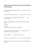 Business Finance for Entrepreneurs&comma; 2026 &ndash; Study Material and Practice Questions