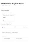 NR 601 Final Exam Study Guide Actual Exam 2026-2027 Latest Complete Questions with Verified Answers