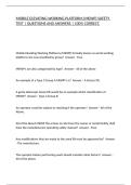 MOBILE ELEVATING WORKING PLATFORM &lpar;MEWP&rpar; SAFETY TEST &vert; QUESTIONS AND ANSWERS &vert; 100&percnt; CORRECT&period;