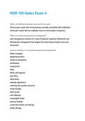 NUR 155 Galen Exam 4 Questions With Correct Solutions&comma; Already Passed&excl;&excl;