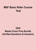 MSF Basic Rider Course Test Questions & Answers PDF &vert; Motorcycle Safety Exam Prep