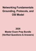 Networking Fundamentals&colon; Grounding&comma; Protocols & OSI Model PDF &vert; Computer Networking Study Guide