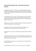 Financial Risk Management&comma; 2026 &ndash; Study Material and Practice Questions