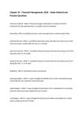 Chapter 16 &ndash; Financial Management&comma; 2026 &ndash; Study Material and Practice Questions