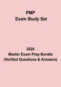 PMP Exam Study Set 2025 Questions & Answers PDF &vert; Project Management Certification Test Prep
