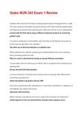 Galen NUR 242 Exam 1 Review  Questions and Answers &vert; 2026 Update &vert; 100&percnt; Correct&period;