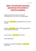 NRSE 7230 MIDTERM 2026 REAL  QUESTIONS WITH EXPERTLY  VERIFIED ANSWERS&period;