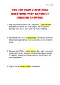 NSG 430 EXAM 2 2026 REAL  QUESTIONS WITH EXPERTLY  VERIFIED ANSWERS&period; 